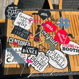 Wedding Photo Booth Props
